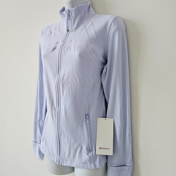 NWT LULULEMON SRNB Serene Blue Buttery Soft Nulu Define Jacket Size 10 - Picture 2 of 8